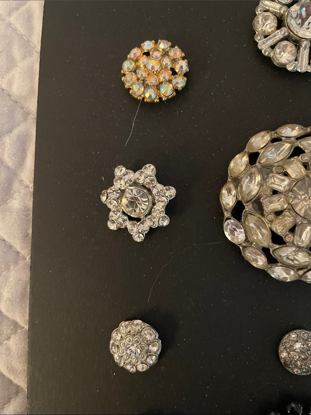 Vintage-Style Rhinestone buttons Collection - Picture 4 of 4